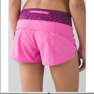 Lululemon speed shorts